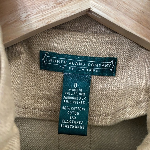 LRL Ralph Lauren Jeans Cargo Pocket Jacket - Size 8 - Picture 3 of 3